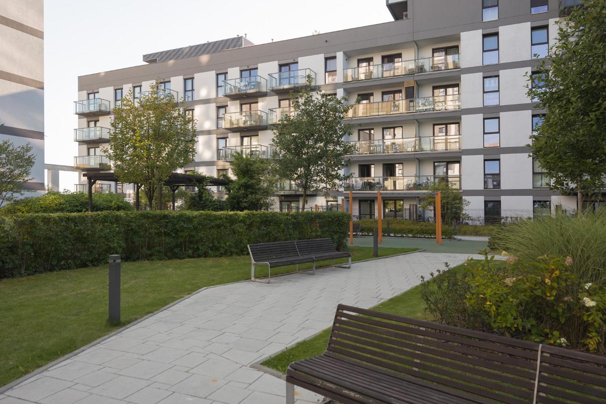 Rondo Wiatraczna Deluxe Apartment Varsovia Exterior foto